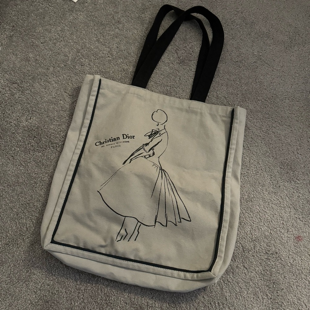 V&A museum x Dior Tote Bag